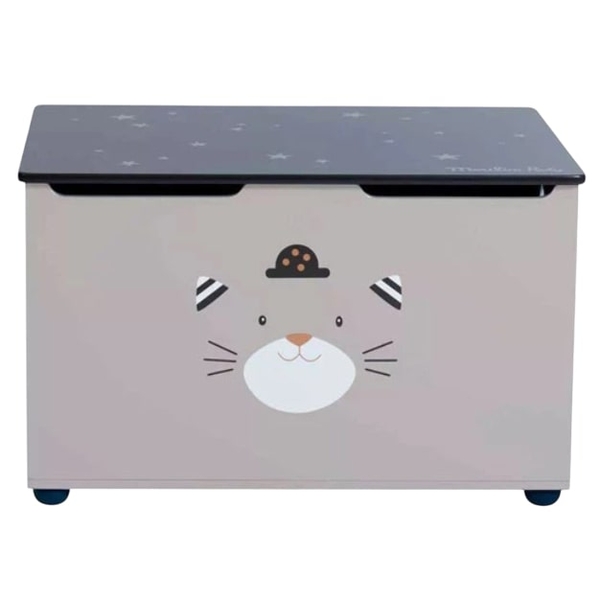 Комод для хранения Moulin Roty Кот в шляпе, 70x45x43 см, серый (666750/33280) - Pampik - 2