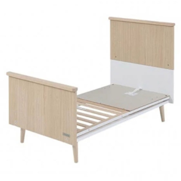 Кровать детская Micuna Big Nature, 70х140 см, бежевый с белым (32223) - Pampik - 2