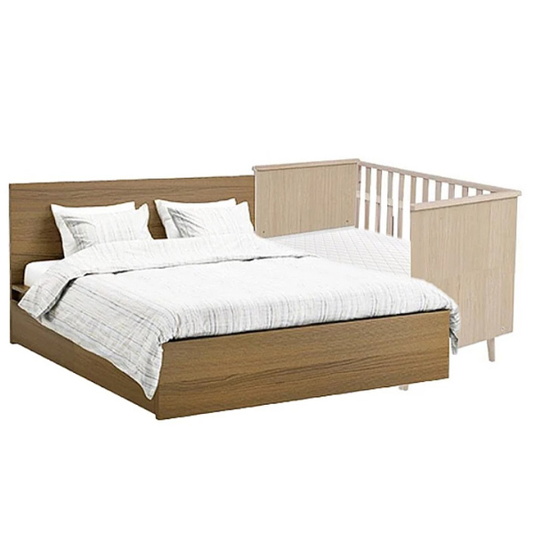 Кровать детская Micuna Big Nature, 70х140 см, бежевый с белым (32223) - Pampik - 3