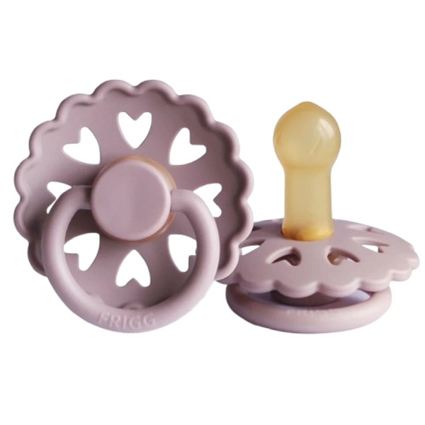 Пустушка латексна Frigg Fairytale X H.C. Andersen The Little Mermaid, кругла, size 2, 6-18 міс., пурпуровий (000926) - Pampik