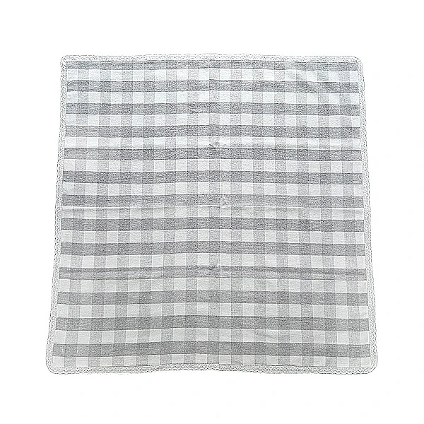 Пелюшка фланелева NL Baby, 80х80 см, біло-сірий (020/38367) - Pampik - 2