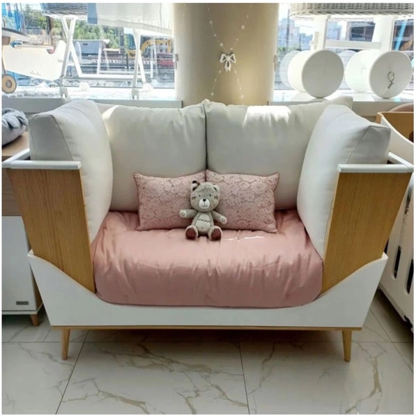 Ліжко-трансформер Micuna Dippo, 70х140 см, бежевий з білим (36721) - Pampik - 8