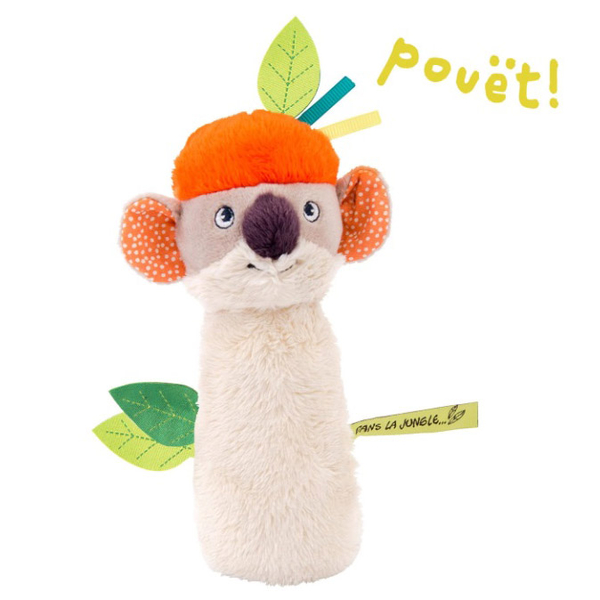 Погремушка мягкая пищалка Moulin Roty, 1 шт. в ассортименте (668000/32705) - Pampik - 3