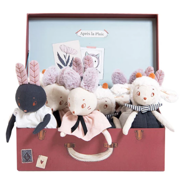 Игрушка мягкая Moulin Roty Мышка, 1 шт. в ассортименте (715027/32717) - Pampik