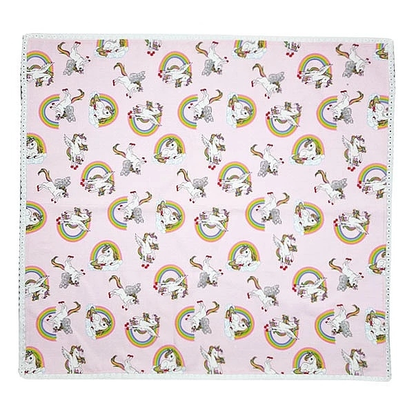 Пеленка муслиновая NL Baby Единорог, 80х80 см, розовый (32587) - Pampik - 3