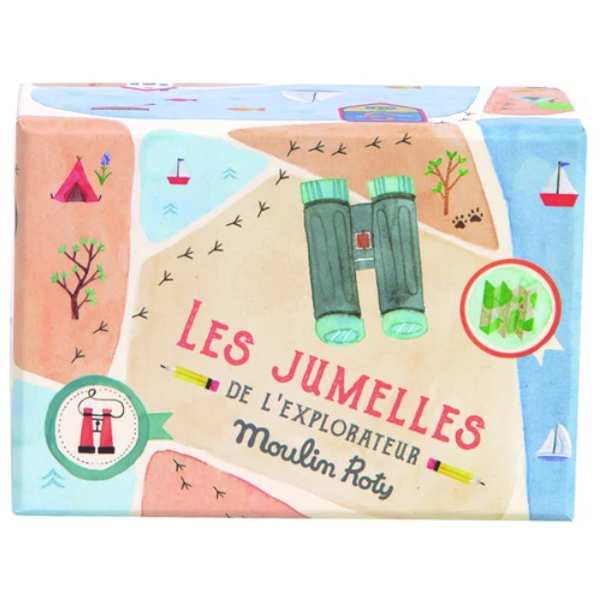 Игрушечный бинокль Moulin Roty, зеленый (712211/32718) - Pampik - 2