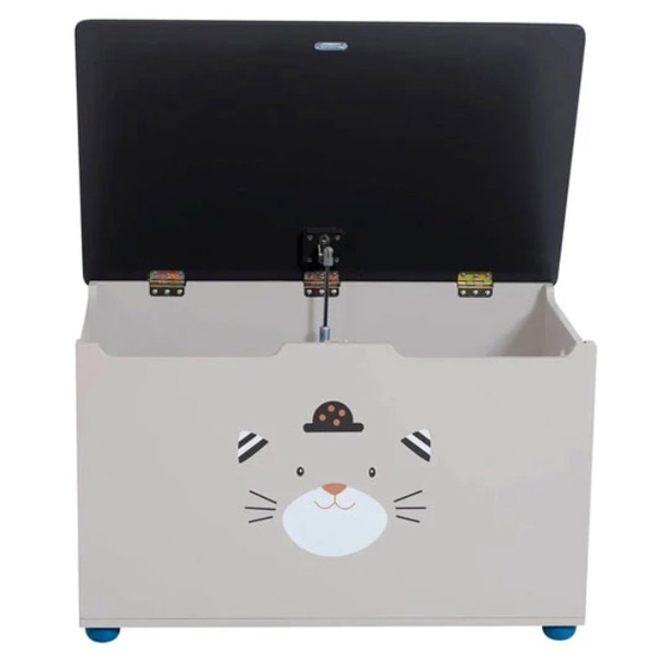 Комод для хранения Moulin Roty Кот в шляпе, 70x45x43 см, серый (666750/33280) - Pampik - 3