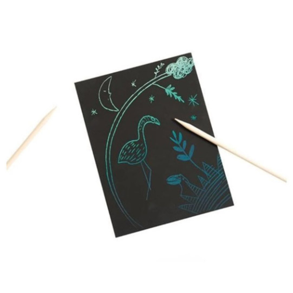 Книга-розмальовка скретч Moulin Roty (711241/24563) - Pampik - 4