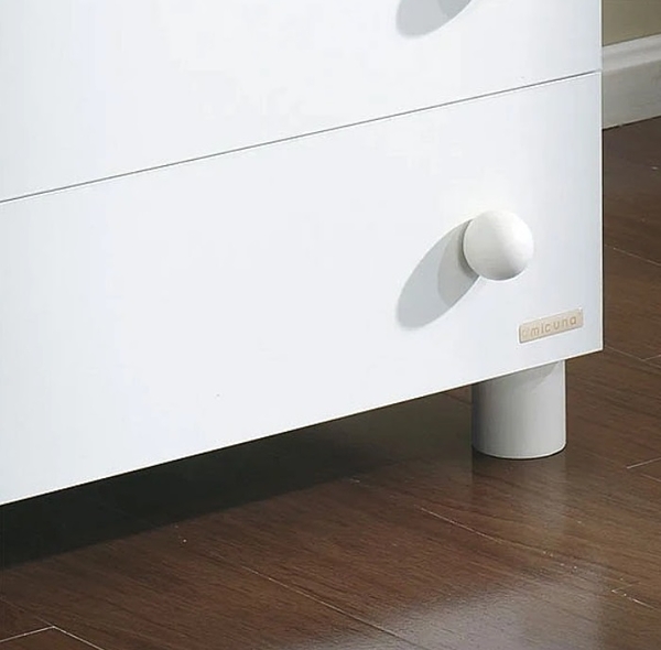 Комплект ніжок для комоду Micuna, 4 шт., білий (CP-1190/26934) - Pampik - 2