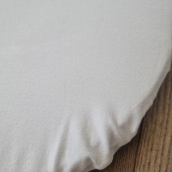 Простыня на резинке NL Baby, трикотаж, 65х30 см, белый (001/34725) - Pampik - 2