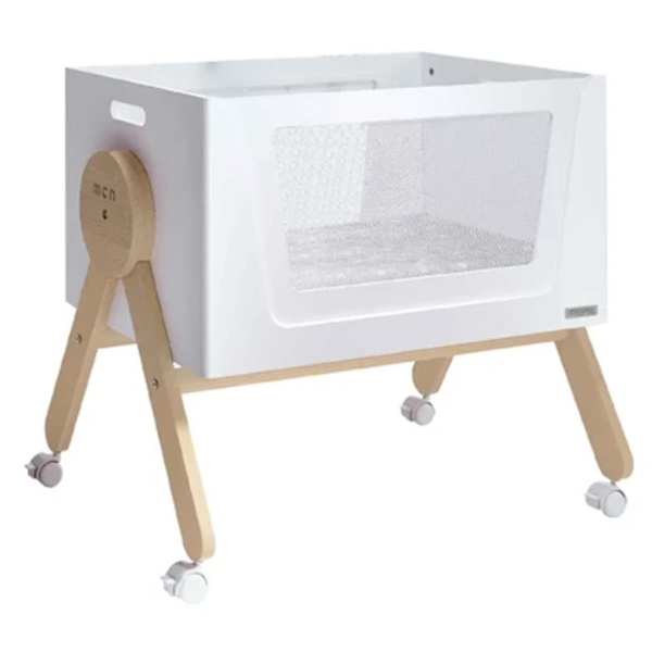 Колиска-трансформер Micuna Mini Swing, 85х52х67 см, білий з бежевим (MO-1864/26937) - Pampik