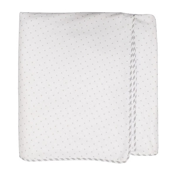 Полотенце-уголок NL Baby, 110х110 см, белый с серым (872/37598) - Pampik - 3