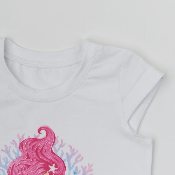 Футболка Ляля 3СК149 110 Белый (809263.1160912) - Pampik - 2