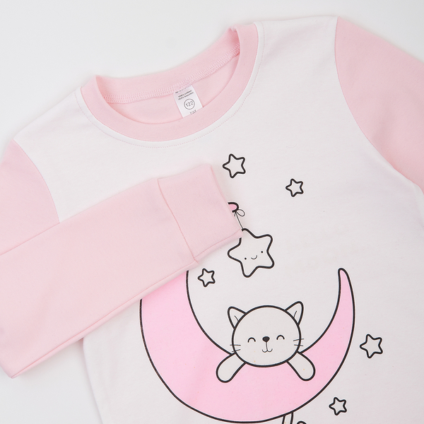 Лонгслів Garnamama Neon LS 140 Белый Розовый (1028044.13336613) - Pampik - 3