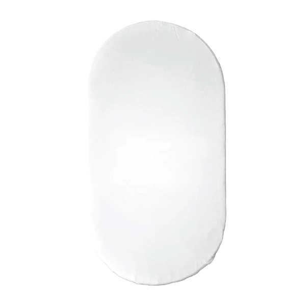 Простыня на резинке NL Baby, трикотаж, 65х30 см, белый (001/34725) - Pampik