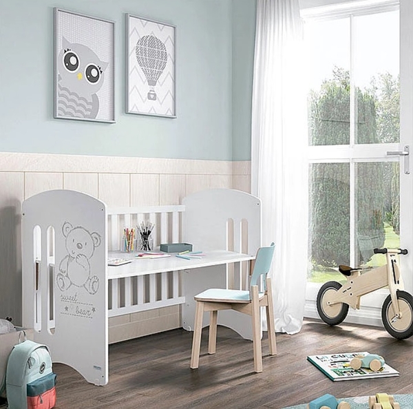 Стільниця для ліжка-трансформер Micuna Kit Desk, 117х58 см, білий (CP-1839/26988) - Pampik - 3