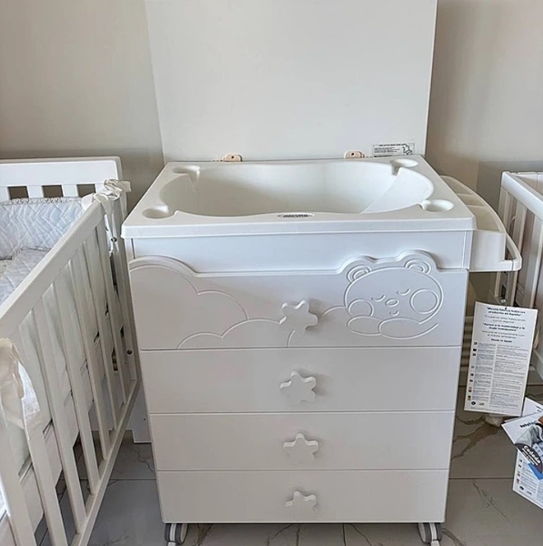 Комод пеленальний Micuna Dolce Luce, 93х79х49 см, білий (B-1673/29338) - Pampik - 5