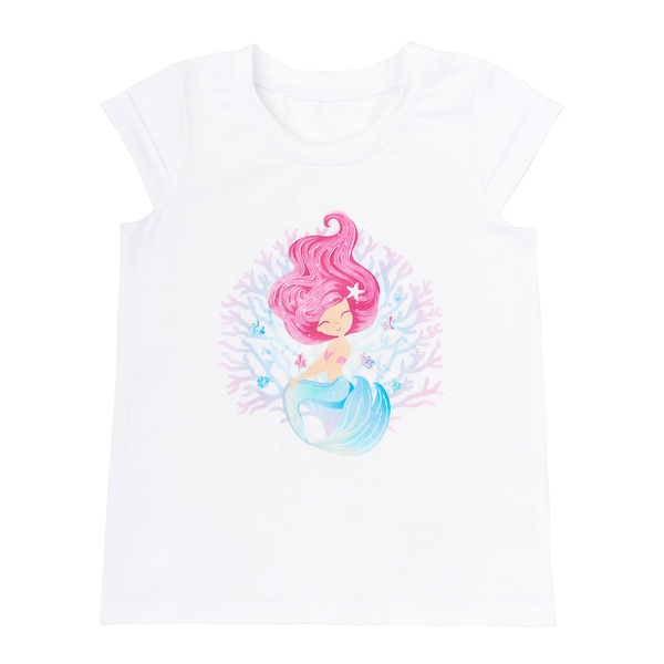 Футболка Ляля 3СК149 110 Белый (809263.1160912) - Pampik