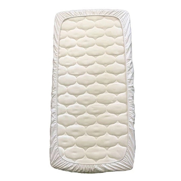 Простирадло на резинці NL Baby, трикотаж, 140х70 см, білий (693571/37075) - Pampik - 4