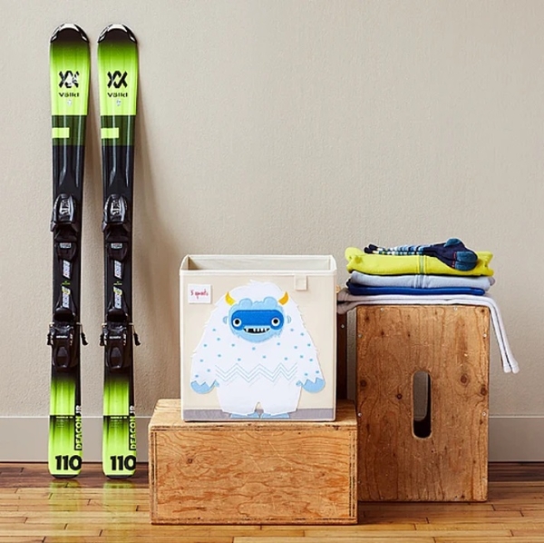 Куб для зберігання 3 Sprouts Єтті, 33х33х33 см, бежевий (IBXYET/36218) - Pampik - 3