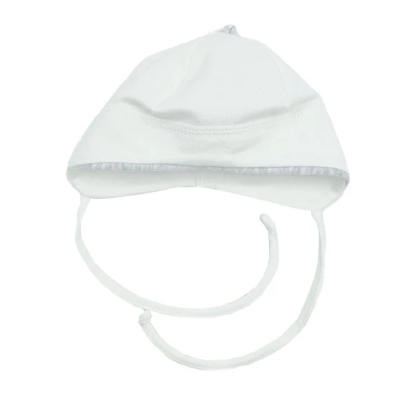 Шапочка NL Baby на завязках, хлопок, 0-3 мес., розовый (043/33432) - Pampik - 2