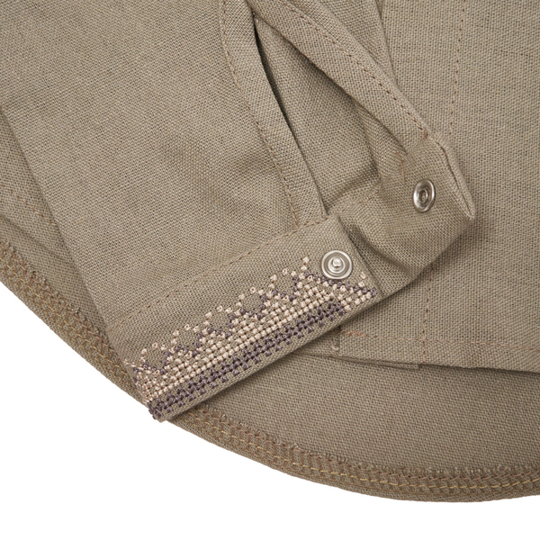 Вишиванка для хлопчика Twins Класична, р.98, хакі (88OT-К98-30) - Pampik - 4