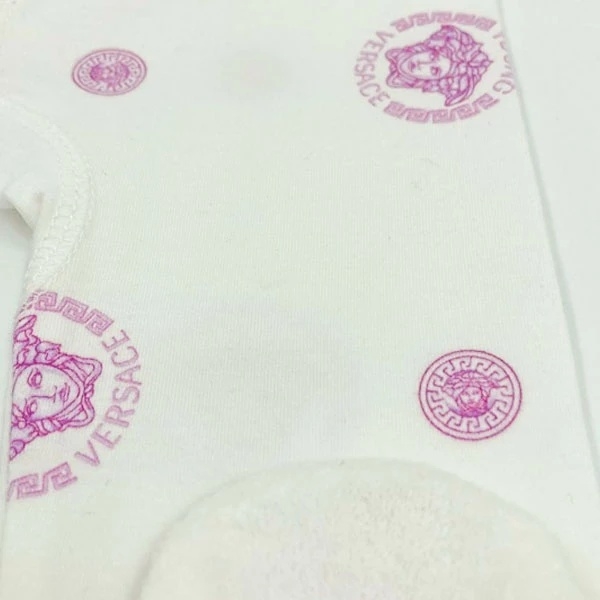 Ползунки NL Baby Versace, р.56, 2 шт., молочный с сиреневым (060/23327) - Pampik - 8