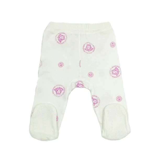 Ползунки NL Baby Versace, р.56, 2 шт., молочный с сиреневым (060/23327) - Pampik - 2