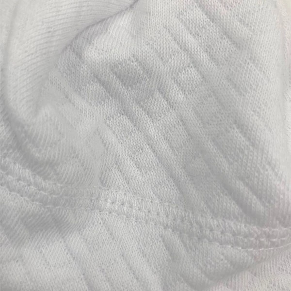 Шапочка двойная NL Baby на завязках, хлопок, 0-3 мес., белый (009/33402) - Pampik - 3