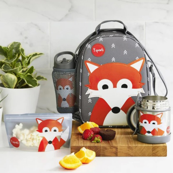 Термос для їжі 3 Sprouts Лис, 360 мл, сірий (IFJFOX/30497) - Pampik - 4