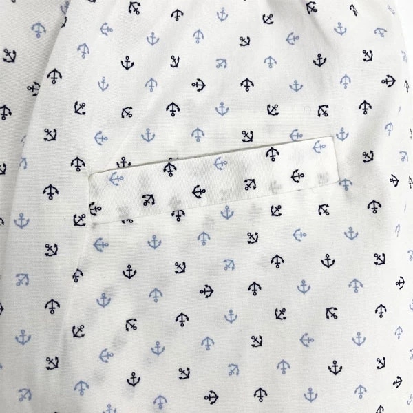 Штаны детские NL Baby с якорями, р.86, белый (310/19803) - Pampik - 4