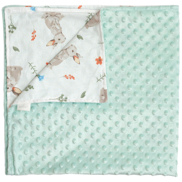 Плед Twins Minky Summer, 75x80 см, ментол (1462-TNSum-14) - Pampik