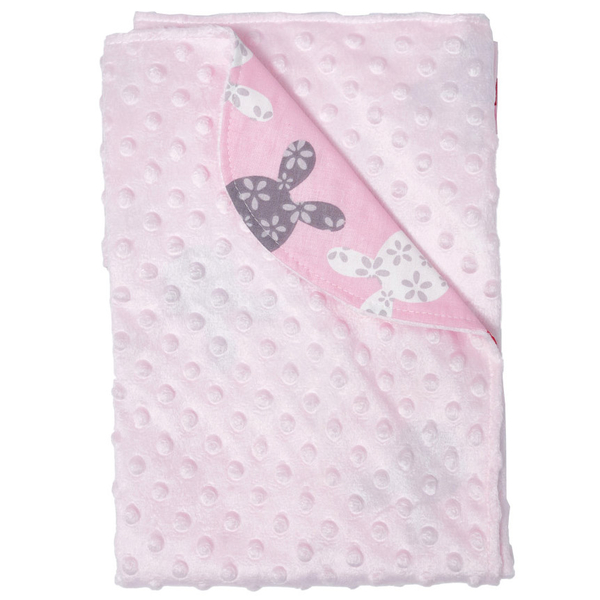 Плед Twins Minky Summer, 75x80 см, рожевий (1462-TNSum-08) - Pampik