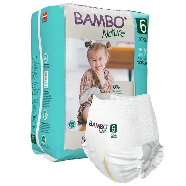 Еко Підгузки-трусики Bambo Nature Pants 6 (18+ кг), 18 шт. - Pampik - 2