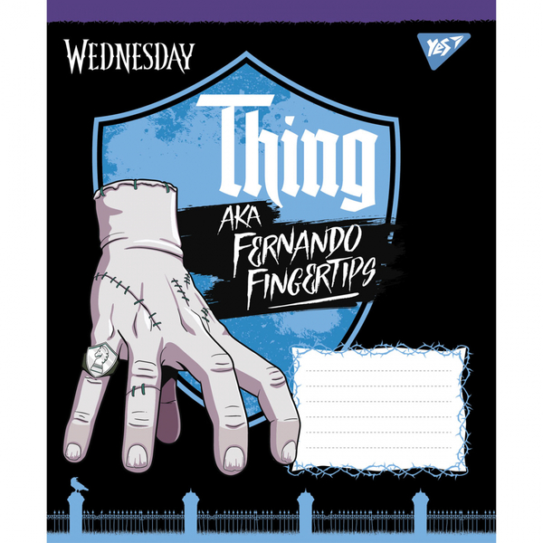 Тетрадь ученическая Yes Wednesday Школа Загадок А5, в клетку, 24 листа, в ассортименте (768265) - Pampik - 4