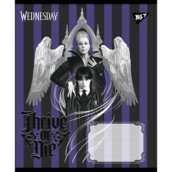 Тетрадь ученическая Yes Wednesday Таинственные уроки А5, в клетку, 18 листов, в ассортименте (768267) - Pampik - 5