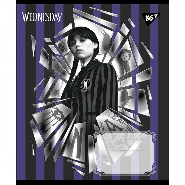 Тетрадь ученическая Yes Wednesday Таинственные уроки А5, в клетку, 24 листа, в ассортименте (768268) - Pampik - 6