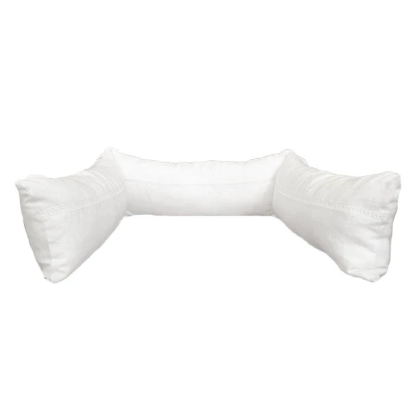 Бортик в кроватку NL Baby, 3-сторонний, 180х25 см, белый (847/30454) - Pampik