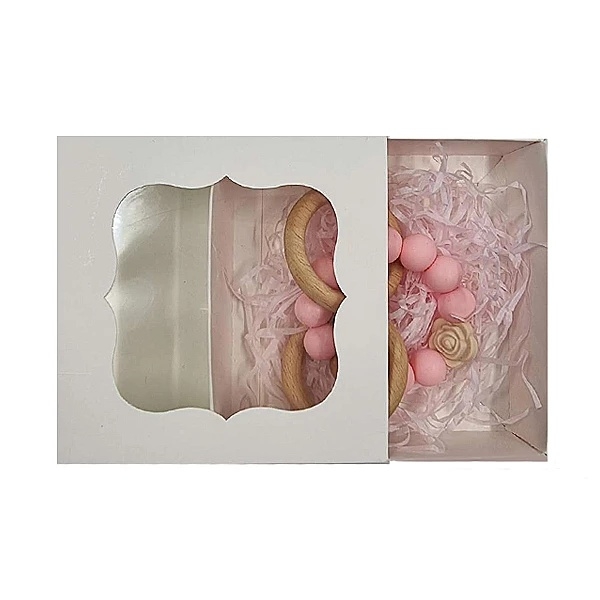 Прорізувач силіконовий NL Baby, рожевий (0000/37338) - Pampik - 2