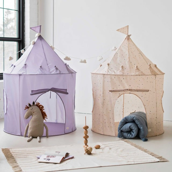 Ігрова палатка тканева 3 Sprouts, 135 см, бежевий (ITNTAL/38059) - Pampik - 6