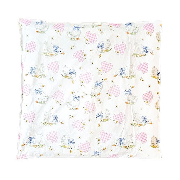 Набір NL Baby Cododo: комплект постільної білизни, 80х80 см + бортик у ліжечко, 166х20 см, біло-рожевий (865/32593) - Pampik - 3