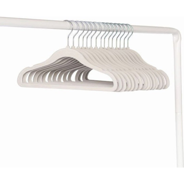 Набір вішалок 3 Sprouts, 15 шт., молочний (IHVCRM/38057) - Pampik - 2