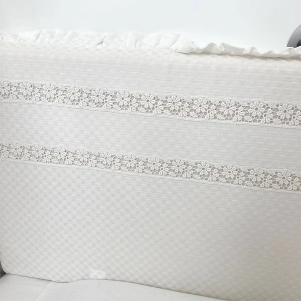 Бортик в кроватку NL Baby, 4-сторонний, белый (811/22133) - Pampik - 5