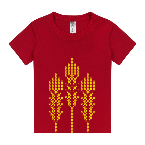 Футболка Garnamama Ukraine t-shirt Вишиванка 2025 170-176 Красный (1051278.14177521) - Pampik - 3