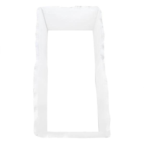 Бортик у ліжечко NL Baby, 4-сторонній, білий (818+923/32402) - Pampik