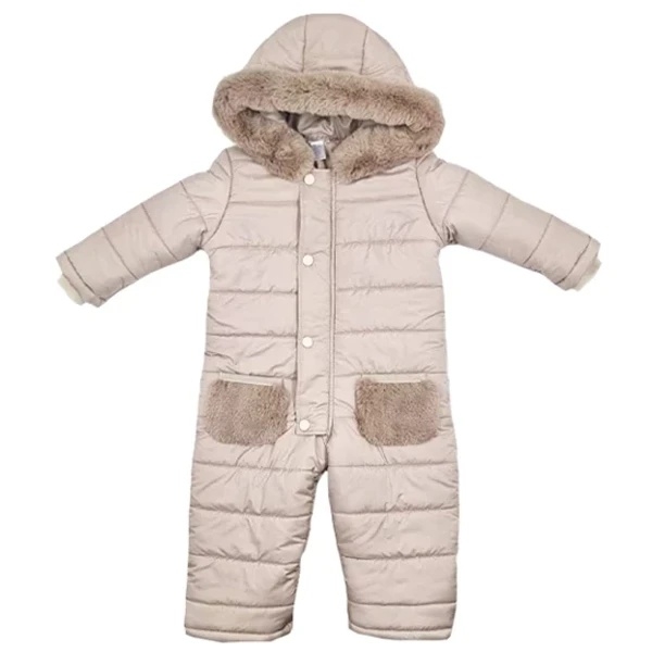 Комбинезон NL Baby, био-пух, 18 месяцев, бежевый (558/37302) - Pampik