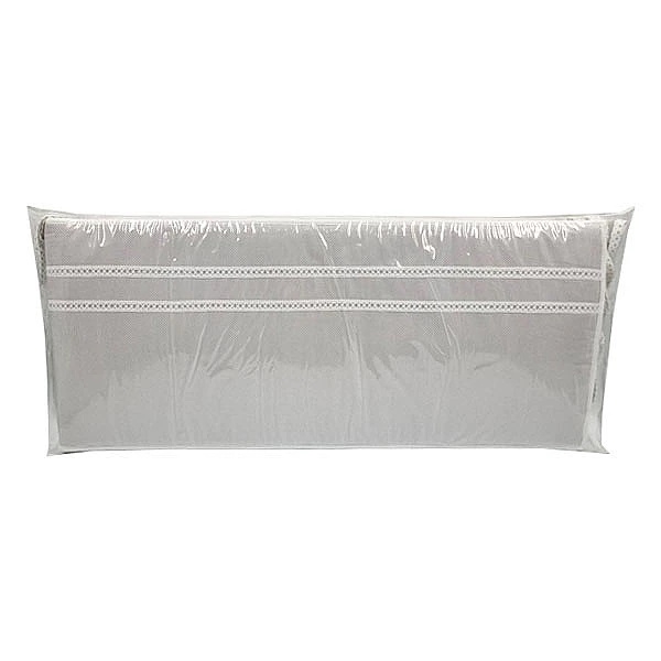 Бортик у ліжечко NL Baby, 3-сторонній, універсальний, 180х30 см, біло-сірий (821+830/32063) - Pampik - 3