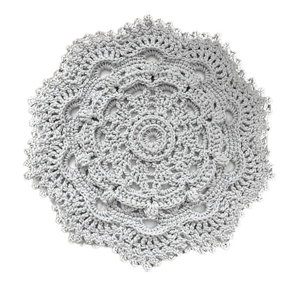 Коврик декоративный NL Baby Hand made, 75 см, серый (27543) - Pampik