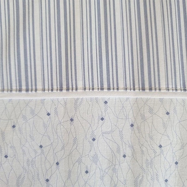 Бортик в кроватку NL Baby, 3-сторонний, универсальный, 180х30 см, бело-синий (838+869/34184) - Pampik - 5