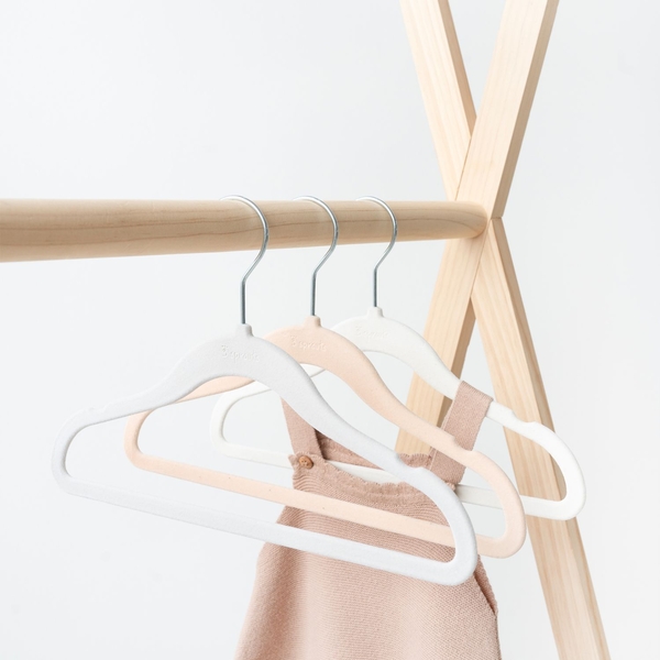 Набір вішалок 3 Sprouts, 15 шт., білий/сірий/бежевий (IHVCGH/38056) - Pampik - 3